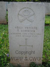 Dar Es Salaam War Cemetery - Borwick, T